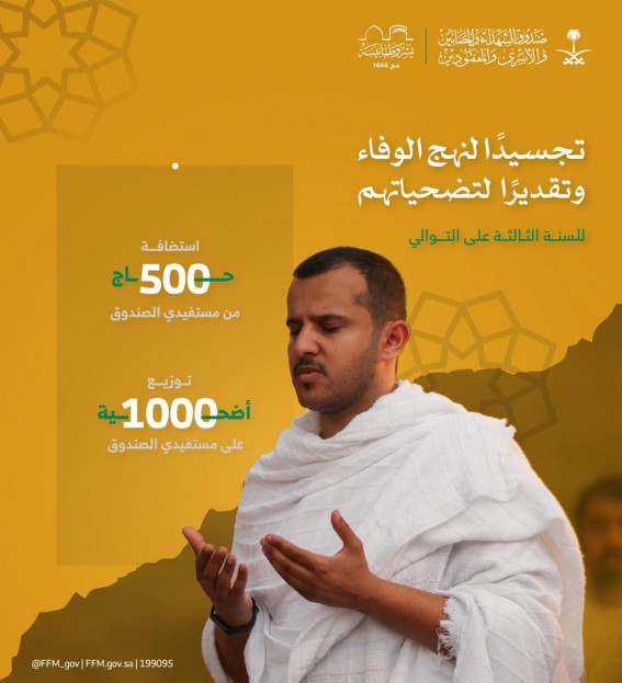 صندوق الشهداء يسيّر 500 حاج من مستفيديه ضمن برنامج حج متكامل صندوق الشهداء يسيّر 500 حاج من مستفيديه ضمن برنامج حج متكامل