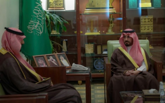 محافظ الخرج يستقبل مديري الجهات الخدمية مهنئين بعيد الأضحى