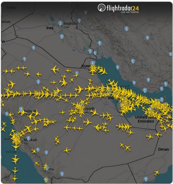 المجال الجوي السعودي: ملاذ آمن للطيران العالمي