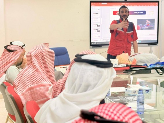 الشؤون الإسلامية بجازان تواصل تنفيذ ورش الإسعافات الأوليةبالتعاون مع الهلال الأحمر الشؤون الإسلامية بجازان تواصل تنفيذ ورش الإسعافات الأوليةبالتعاون مع الهلال الأحمر