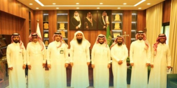 محافظ أحد رفيدة يستقبل أعضاء جمعية انبثاق بعد فوزهم في مبادرة “أجاويد