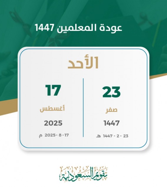 عودة المعلمين والمعلمات إلى مدارسهم استعداداً للعام الدراسي الجديد