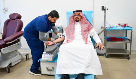 أمانة الباحة تشارك في الحملة الوطنية للتبرع بالدم