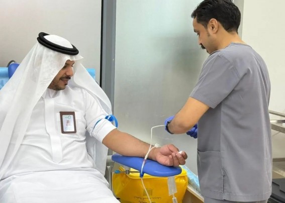 عطاء إنساني.. منسوبو الشؤون الإسلامية بجازان يتبرعون بالدم عطاء إنساني.. منسوبو الشؤون الإسلامية بجازان يتبرعون بالدم