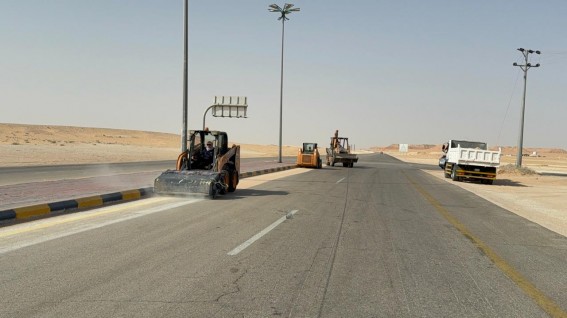 بلدية الرفيعة ترفع 1330 طن أنقاض و160طن نفايات بهدف معالجة التشوه البصري