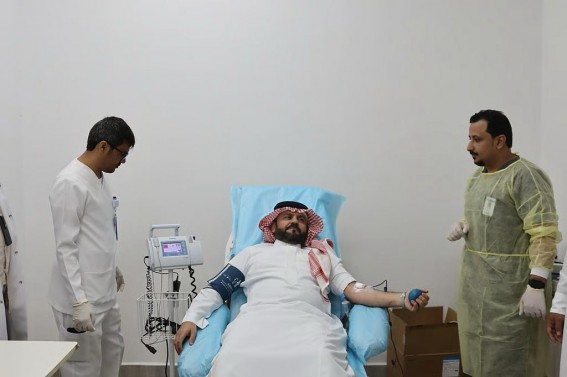 هيئة تطوير المناطق الجبلية بجازان تنظّم حملة تبرع بالدم دعمًا للحملة الوطنية