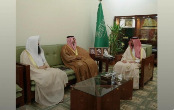 محافظ الخرج يستقبل مدير مركز الدعوة ويطّلع على التقرير السنوي للمناشط الدعوية