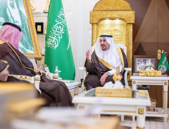 أمير القصيم يستقبل قيادات تجمع مطارات الثاني