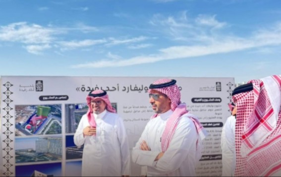 معالي أمين عسير يقف على تقدم أعمال مشروع "بوليفارد أحد رفيدة"