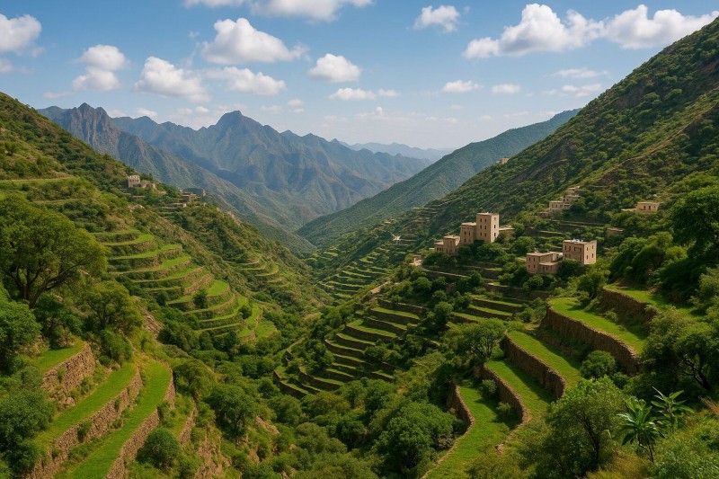 عسير تستعرض نهضتها السياحية والتنموية في القمة العالمية للسياحة "تورايز 2025" بالرياض