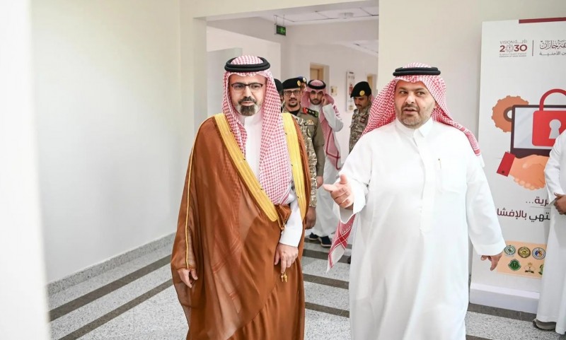 نائب أمير جازان يتفقد وكالة الشؤون الأمنية