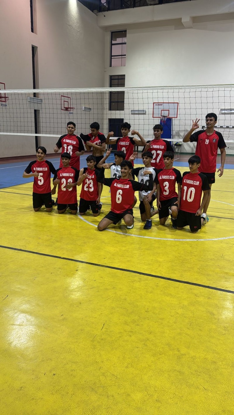 انتصار جديد للفاروق في دوري طائرة عسير للناشئين