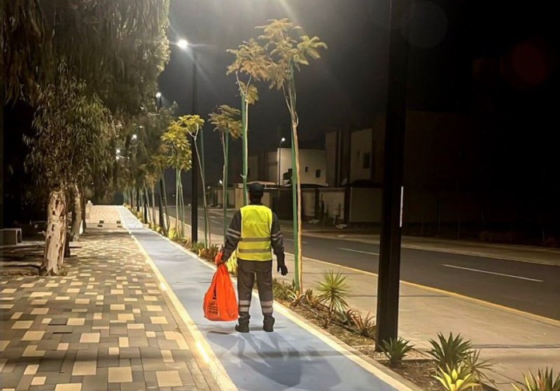 بلدية الواديين تواصل جهودها لصناعة مشهد حضري أكثر جمالاً