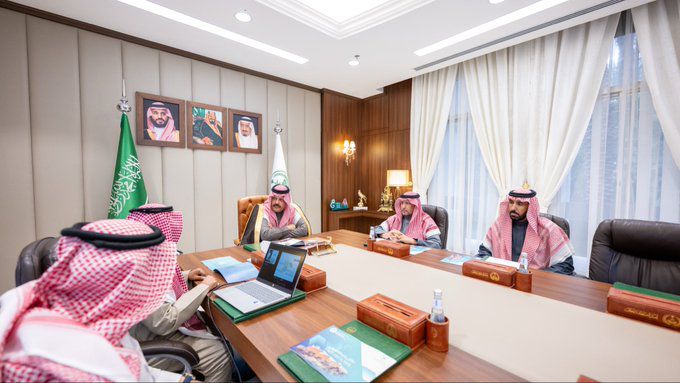 سمو أمير منطقة حائل يستقبل رئيس مجلس إدارة جمعية الرحالة