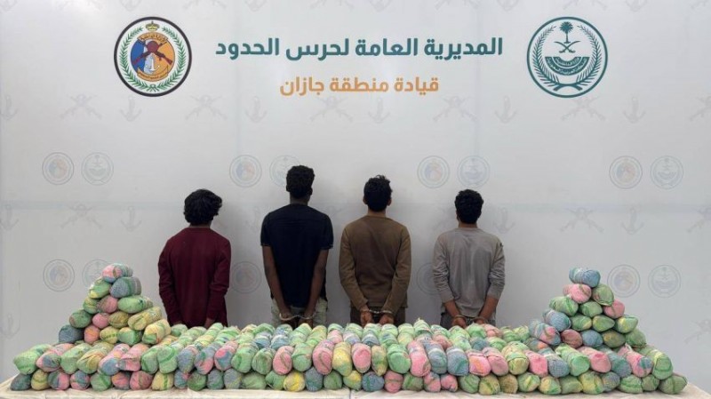 إحباط محاولة تهريب قات في قطاع الدائر بجازان