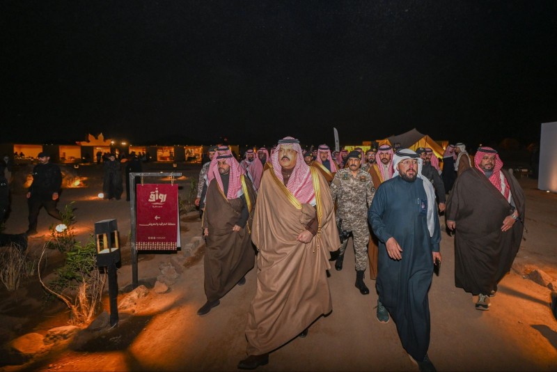 سمو أمير  حائل يفتتح منتجع رواق السياحي