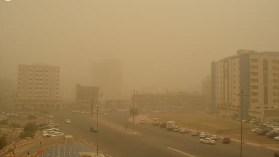 رياح محمّلة بالغبار تحدّ من الرؤية في عدة مناطق بالمملكة