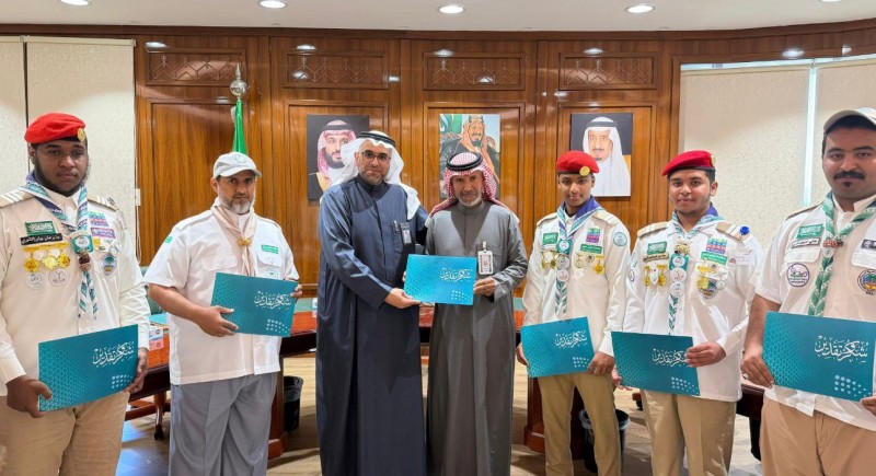 تعليم عسير يكرّم كشافة التميز ضمن مشروع رسل السلام الكشفي