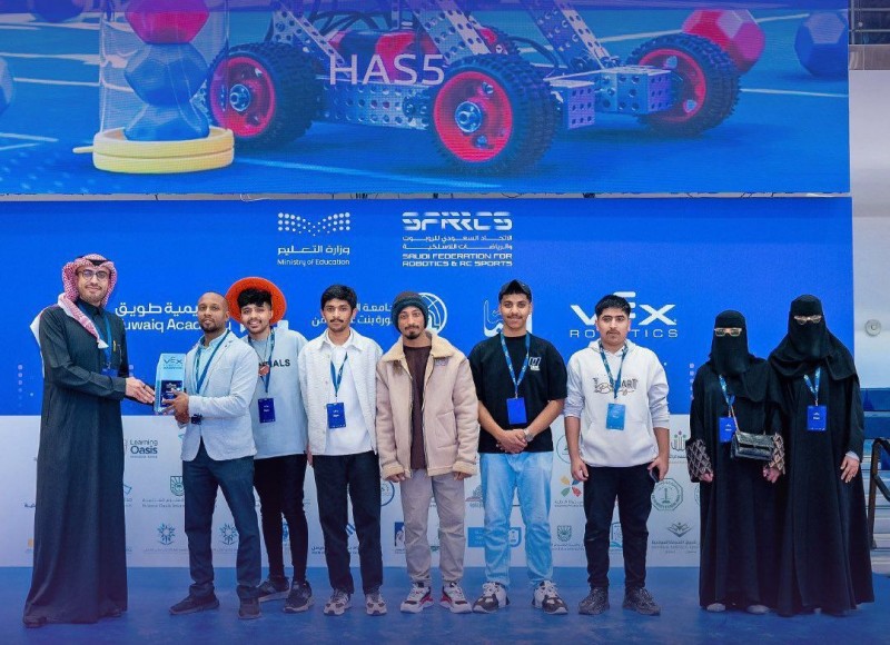تقنية بنات الأحساء تتصدر تحالف HAS5 في البطولة الوطنية للروبوت