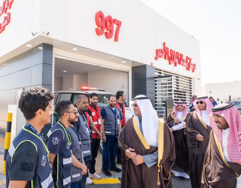 سمو محافظ الاحساء يدشن مركز اسعاف السلمانية