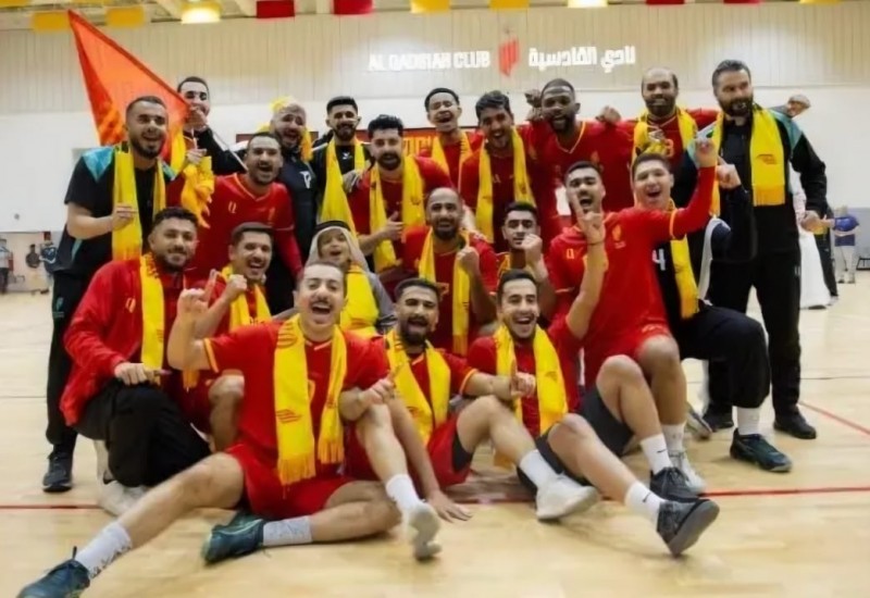 القادسية بطلًا لدوري أولى اليد بالعلامة الكاملة