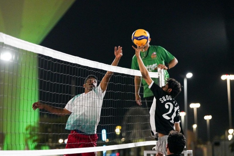 منافسات قوية في بطولة أمير جازان للكرة الطائرة