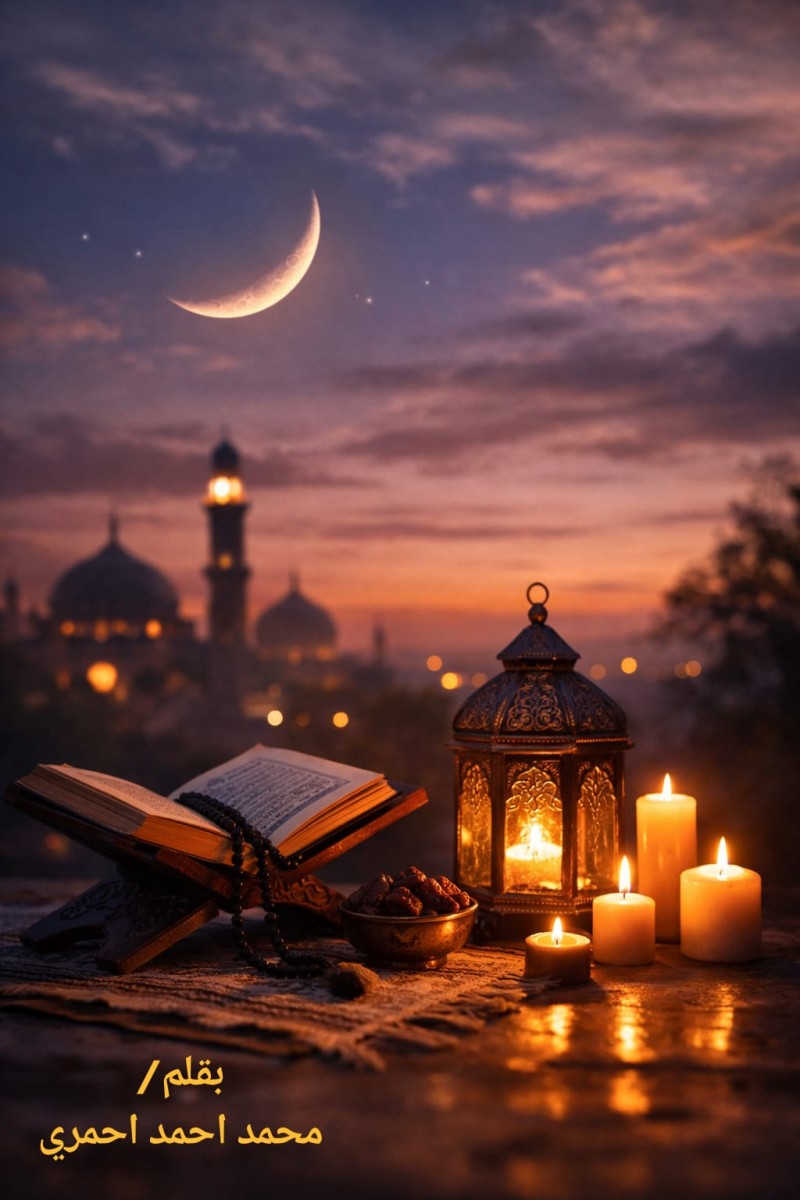 حين يقترب الهلال من الرحيل… العدّ التنازلي لوداع رمضان