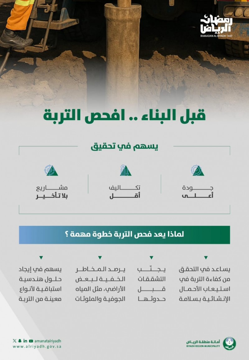 سلامة المباني تبدأ بفحص التربة