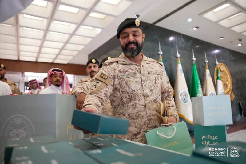 وزارة الحرس الوطني تستقبل منسوبيها بمناسبة عيد الفطر