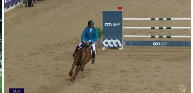 تألّق لافت للفارس القطري باسم محمد في قفز الحواجز