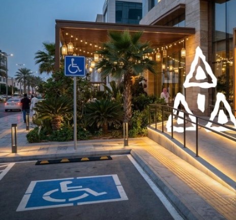 أمانة عسير تهيئ مداخل صديقة لذوي الإعاقة