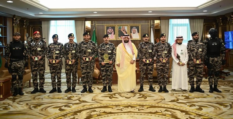 أمير جازان يستقبل منسوبي أمن المنشآت ويشيد بإنجازاتهم في ملتقاهم السنوي
