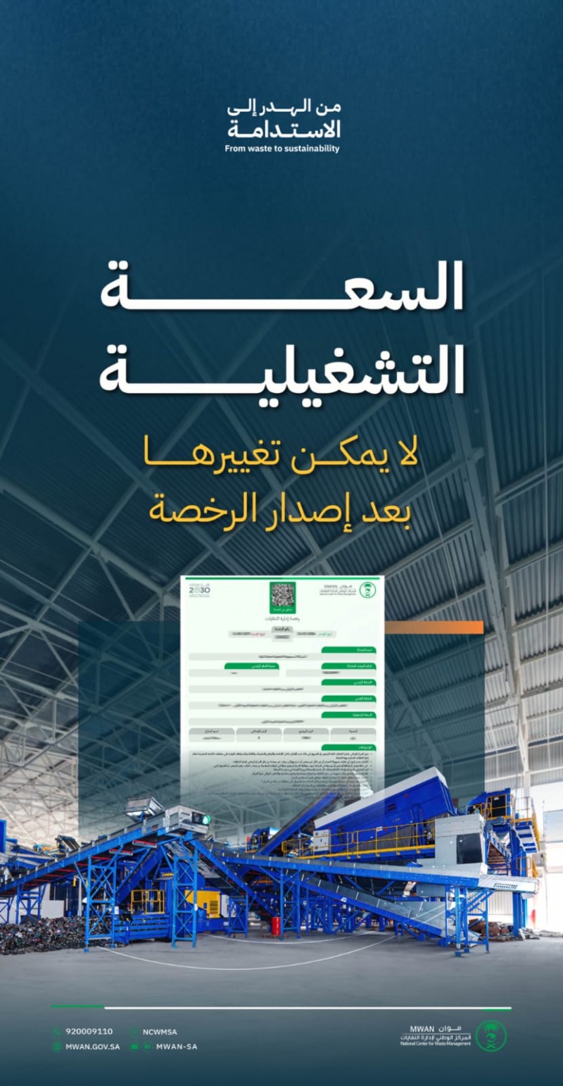 موان تحديد السعة التشغيلية للمنشآت موان تحديد السعة التشغيلية للمنشآت