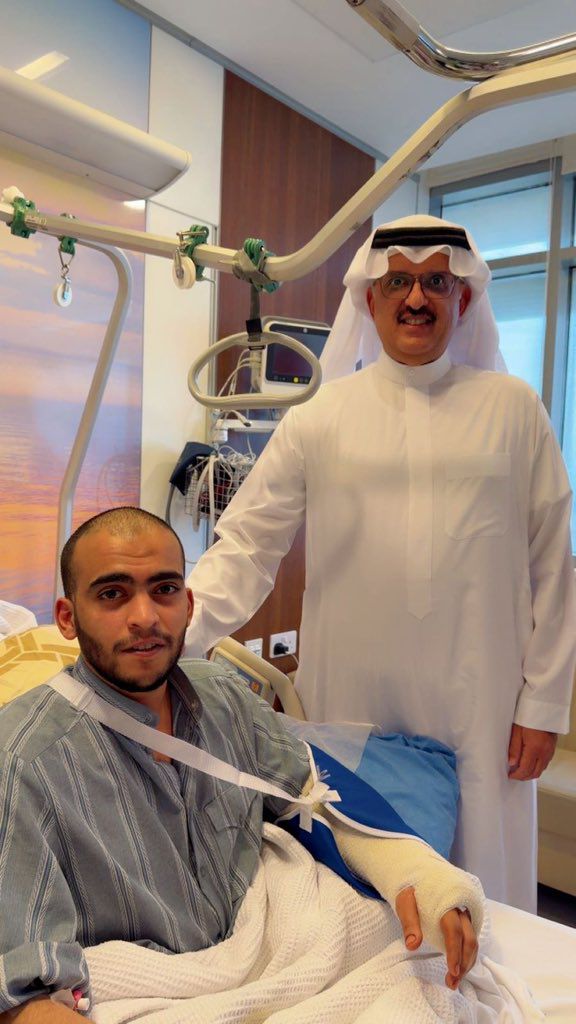 العنزي يكتب بدمه ملحمة الوفاء بين السعودية والكويت