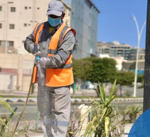 جهود مستمرة لتعزيز النظافة وتحسين المشهد الحضري