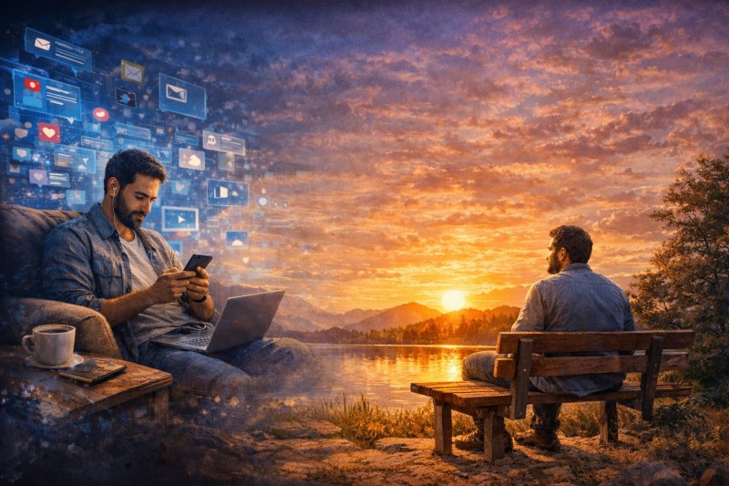 الانسجام مع الحياة في زمن التكنولوجيا