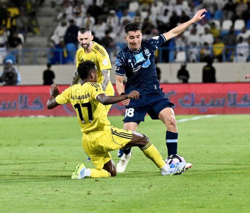 النصر يعزز الصدارة بثنائية رونالدو وفيليكس أمام الأخدود