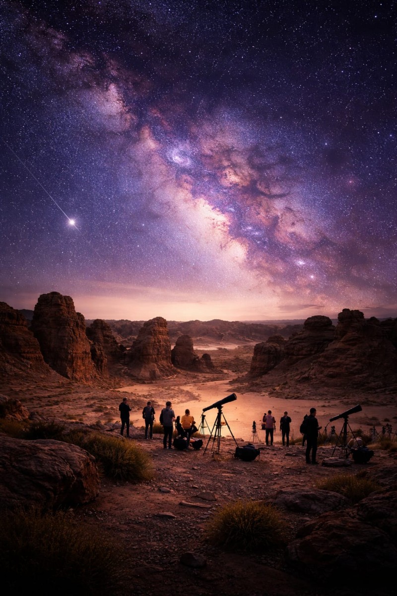 فلكية جدة تُطلق أسبوع السماء المظلمة 2026