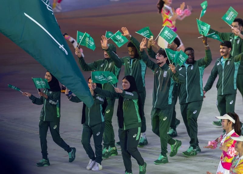 الأمير فهد بن جلوي في افتتاح ألعاب سانيا 2026 بالصين