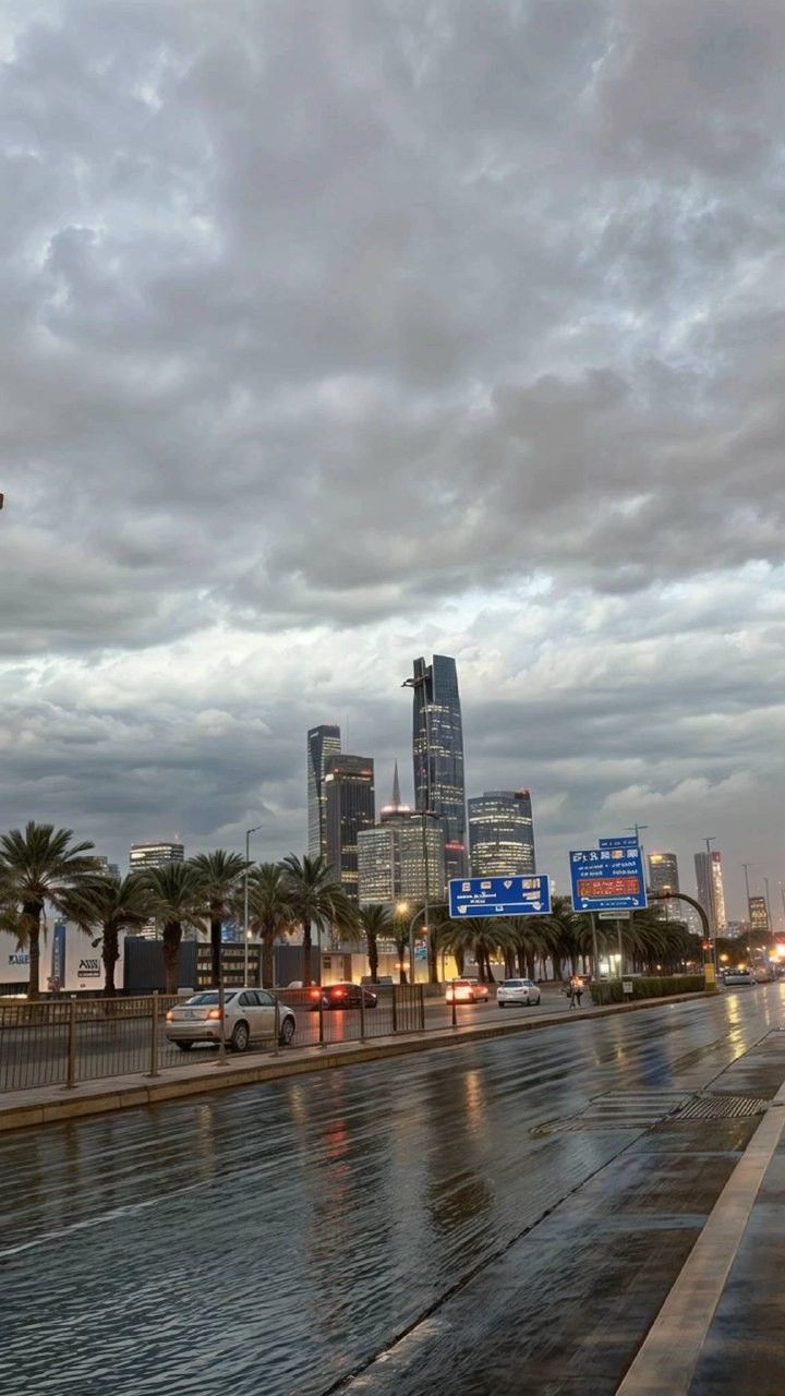 أجواء ماطرة ورياح قوية تؤثر على أغلب مناطق المملكة