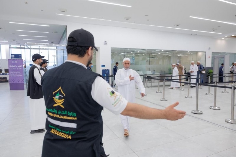 منفذ جديدة عرعر يستقبل الحجاج القادمين من العراق