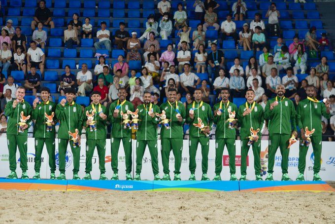 أخضر الشاطئية يحقق برونزية دورة سانيا الآسيوية لكرة القدم