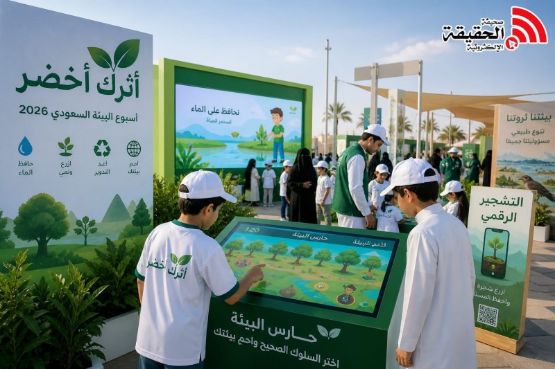 برامج تفاعلية في أسبوع البيئة تُنمّي المسؤولية البيئية لدى المجتمع