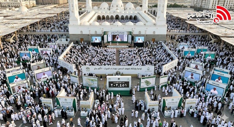 تثقيف 200 ألف حاج بمسجد قباء