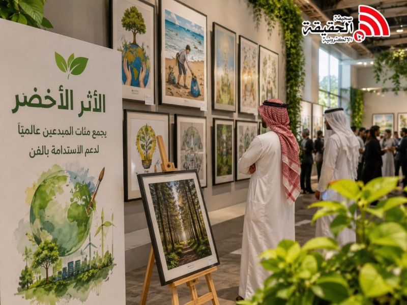 الأثر الأخضر يجمع مئات المبدعين عالميًا لدعم الاستدامة بالفن