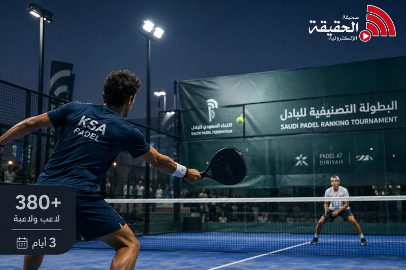 البطولة التصنيفية للبادل تشهد مشاركة أكثر من 380 لاعبًا ولاعبة