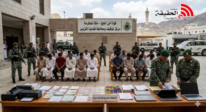 القبض على 18 مقيماً بمكة لتزوير تصاريح الحج