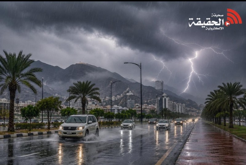 أمطار رعدية ورياح مثيرة للأتربة تؤثر على عدة مناطق بالمملكة