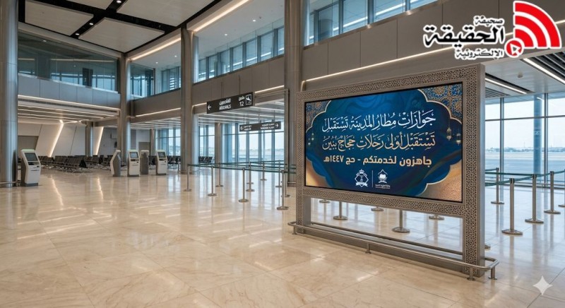 جوازات مطار المدينة تستقبل أولى رحلات حجاج بنين وتعلن جاهزيتها لحج 1447هـ