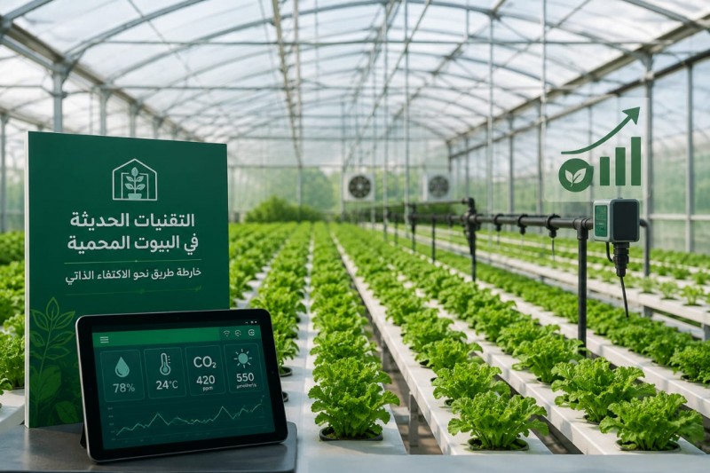 استدامة تعزز تقنيات البيوت المحمية لدعم الاكتفاء الذاتي